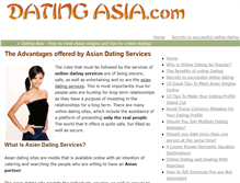 Tablet Screenshot of datingasia.com
